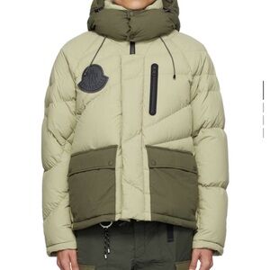 Moncler Genius x Pharrell Williams Chestnut Padded Jacket 'Dark Green' size 3